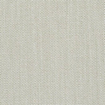 Lapalma fabric sample, light beige Steelcut Trio by Kvadrat, dense looped pile weave with subtle texture and visible fiber details, matte finish.